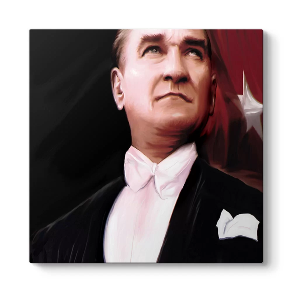 Atatürk Yağlıboya Tablosu - Model 3